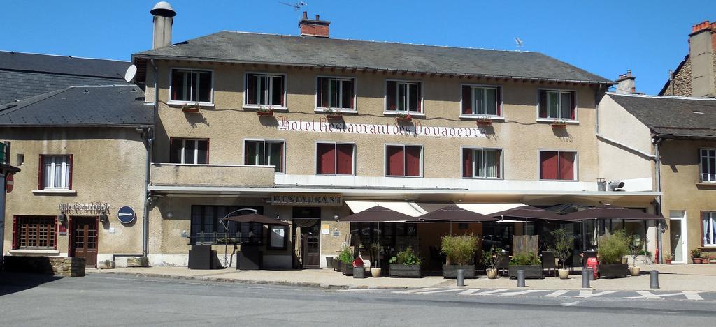 Logis Hotel Restaurant Des Voyageurs Pont-de-Salars Exterior foto